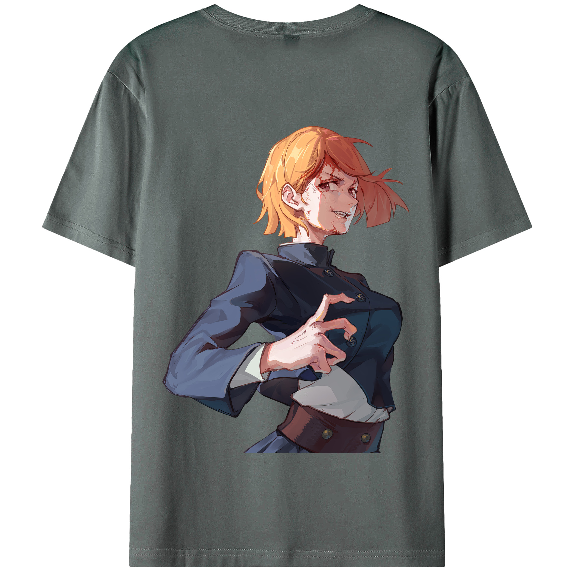 （画像用） 呪術廻戦 Jujutsu Kaisen 綿100％半袖Tシャツ（背面プリント）